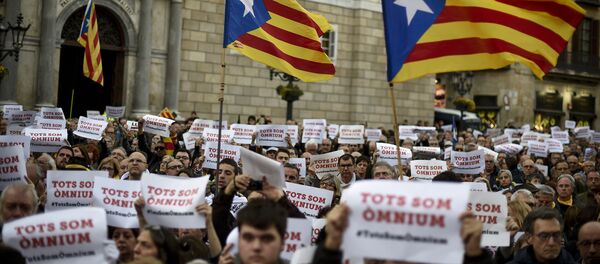Manifestación en Barcelona - Sputnik Mundo
