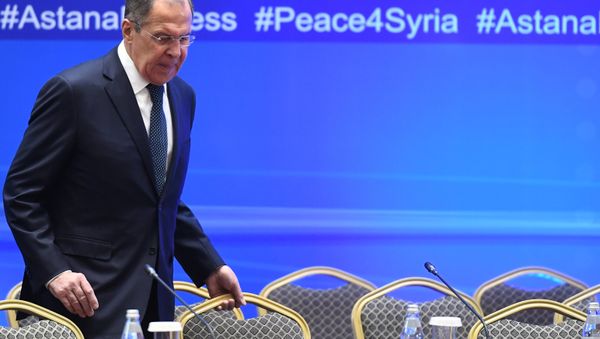 Встреча глав МИД стран-гарантов перемирия в Сирии Встреча глав МИД стран-гарантов перемирия в Сирии - Sputnik Mundo