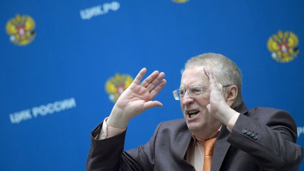 Vladímir Zhirinovski, el líder del Partido Liberal-Demócrata (LDPR) - Sputnik Mundo