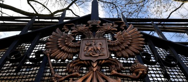 La embajada de Rusia en Londres, Reino Unido - Sputnik Mundo