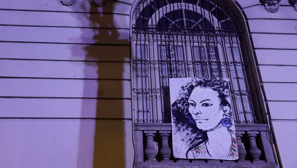 Un retrato de Marielle Franco, la consejal brasileña asesinada (archivo) - Sputnik Mundo