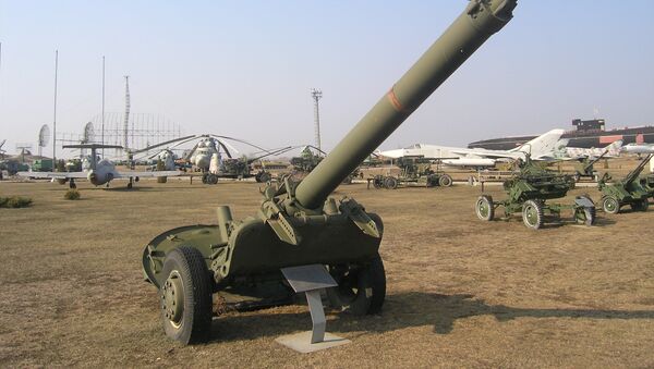 Un mortero M-240, foto de archivo Un mortero M-240, foto de archivo - Sputnik Mundo