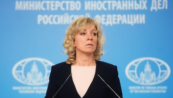 María Zajárova, portavoz del Ministerio de Exteriores de Rusia - Sputnik Mundo