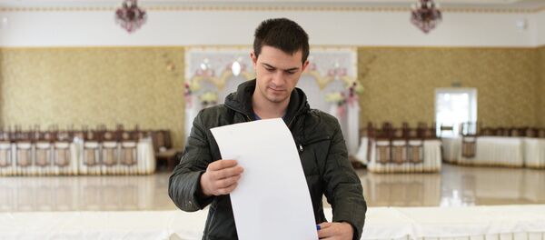 Votación en la República rusa de Crimea Votación en la República rusa de Crimea - Sputnik Mundo