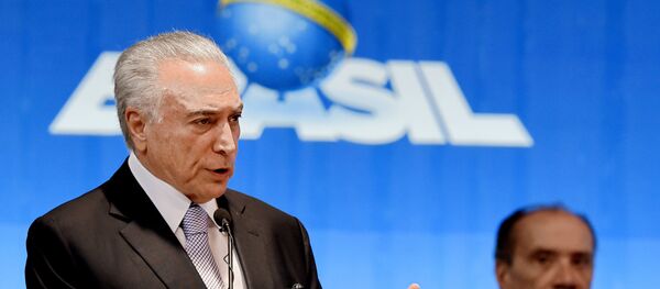 Michel Temer, el presidente brasileño - Sputnik Mundo