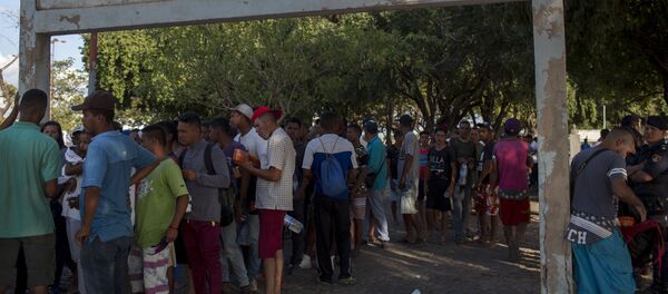 Refugiados venezolanos en Brasil - Sputnik Mundo
