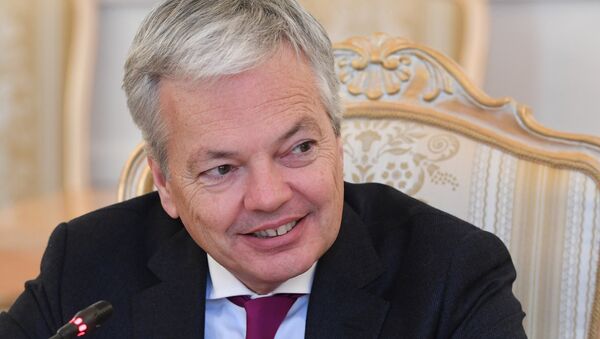 Didier Reynders, ministro de Exteriores de Bélgica - Sputnik Mundo