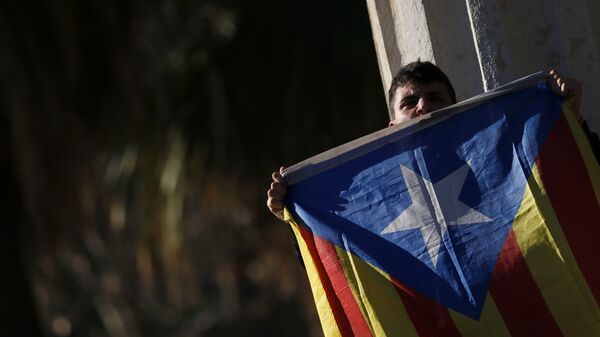 Bandera independentista de Cataluña - Sputnik Mundo