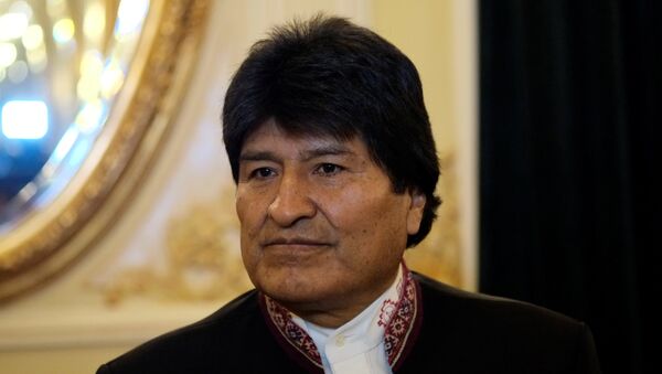 Evo Morales, presidente de Bolivia - Sputnik Mundo