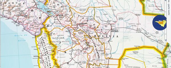 Mapa de Bolivia - Sputnik Mundo