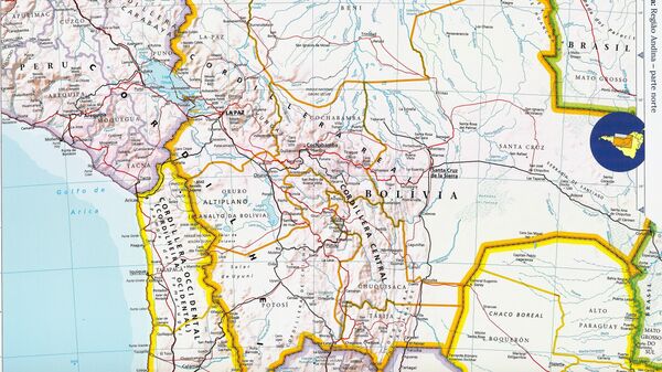 Mapa de Bolivia - Sputnik Mundo