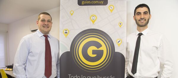 Creadores de GUIAS, Daniel Guitelman y Marcos Rowinski en las oficinas de la empresa - Sputnik Mundo