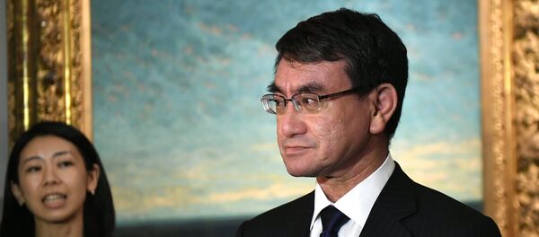 Taro Kono, ministro de Asuntos Exteriores de Japón - Sputnik Mundo