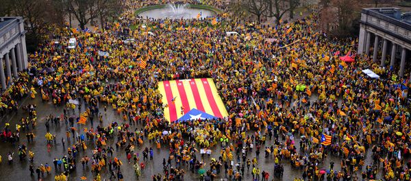 Estelada, bandera independentista de Cataluña (imagen referencial) - Sputnik Mundo