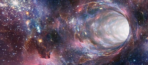 Un agujero negro, imagen referencial - Sputnik Mundo