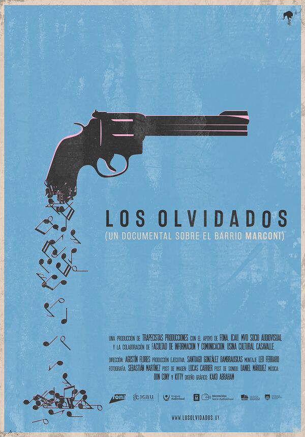 Afiche del documental Los Olvidados, sobre la problemática que enfrentan los habitantes del barrio Marconi de Montevideo - Sputnik Mundo
