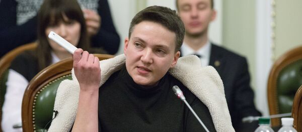 Nadezhda Sávchenko, diputada de la Rada Suprema ucraniana Nadezhda Sávchenko, diputada de la Rada Suprema ucraniana - Sputnik Mundo