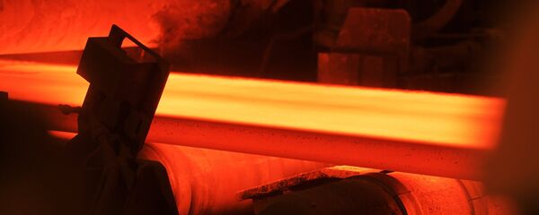 Producción de acero (imagen referencial) Producción de acero (imagen referencial) - Sputnik Mundo