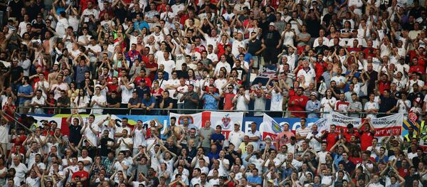 Hinchas británicos (archivo) - Sputnik Mundo