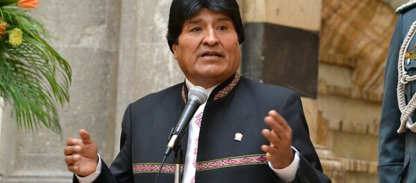 Evo Morales, presidente de Bolivia - Sputnik Mundo