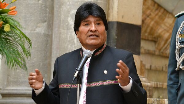 Evo Morales, presidente de Bolivia - Sputnik Mundo