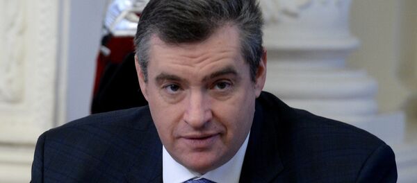 Leonid Slutski, diputado de la Duma de Estado de Rusia y presidente del comité parlamentario de Asuntos Exteriores - Sputnik Mundo