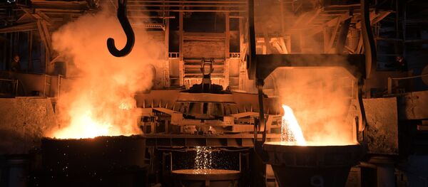 Producción de acero (imagen referencial) - Sputnik Mundo
