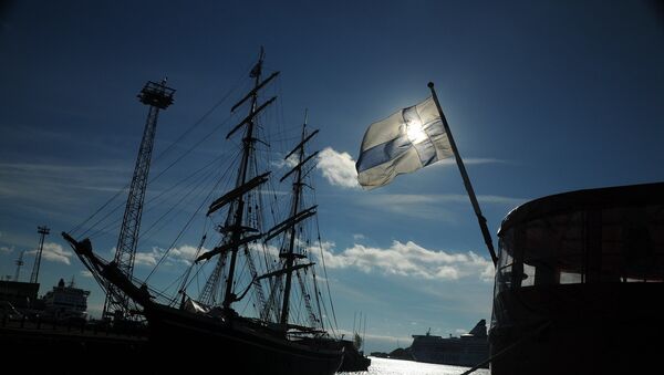 Bandera de Finlandia - Sputnik Mundo