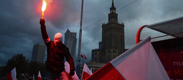 Manifestación en Varsovia, Polonia (archivo) - Sputnik Mundo