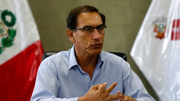 Martín Vizcarra, presidente en funciones de Perú - Sputnik Mundo