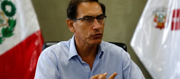 Martín Vizcarra, presidente en funciones de Perú - Sputnik Mundo