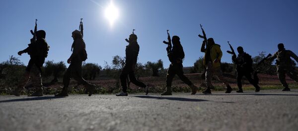 El Ejército Libre Sirio, respaldado por Turquía, en Afrín - Sputnik Mundo