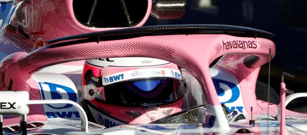 El auto de Sahara Force India en la Fórmula 1, con forma de Havaianas - Sputnik Mundo