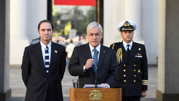 Sebastián Piñera, presidente de Chile (archivo) - Sputnik Mundo