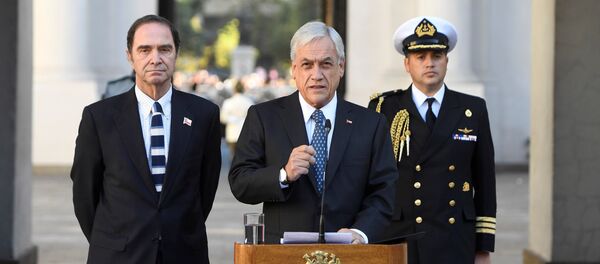 Sebastián Piñera, presidente de Chile (archivo) - Sputnik Mundo