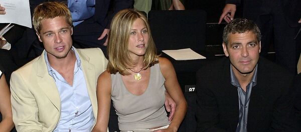 Brad Pitt y Jennifer Aniston, foto de archivo - Sputnik Mundo