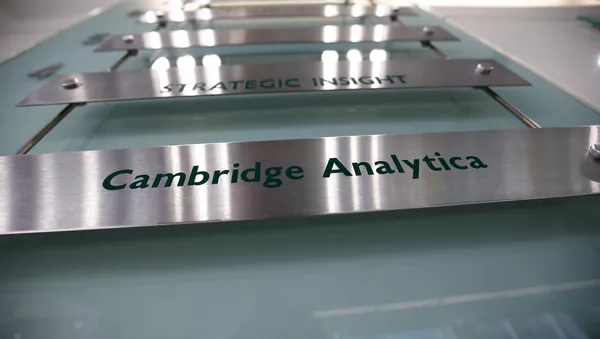 El logo de Cambridge Analytica