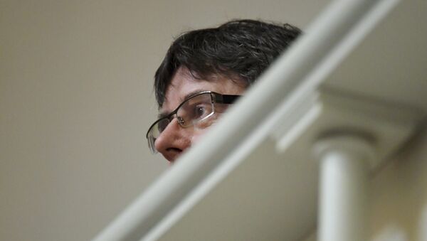 El expresidente del la Generalitat, Carles Puigdemont El expresidente del la Generalitat, Carles Puigdemont - Sputnik Mundo