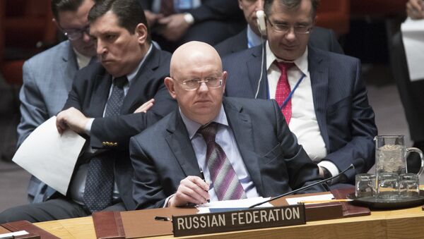 Vasili Nebenzia, el Representante Permanente de Rusia ante la ONU (archivo) - Sputnik Mundo