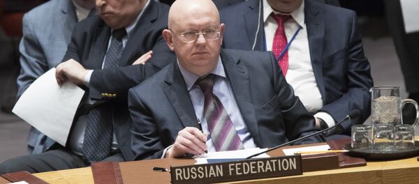 Vasili Nebenzia, el Representante Permanente de Rusia ante la ONU - Sputnik Mundo