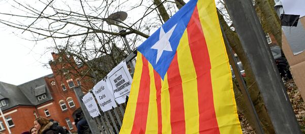 'Estelada', bandera independentista de Cataluña (imagen referencial) - Sputnik Mundo