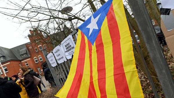 'Estelada', bandera independentista de Cataluña (imagen referencial) - Sputnik Mundo