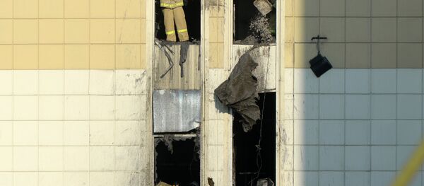 El incendio en un centro comercial de la ciudad rusa de Kémerovo - Sputnik Mundo