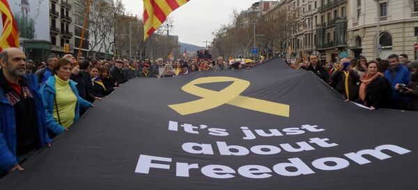 Manifestación en Cataluña - Sputnik Mundo