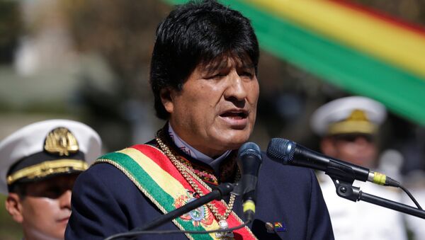 Evo Morales, presidente de Bolivia - Sputnik Mundo