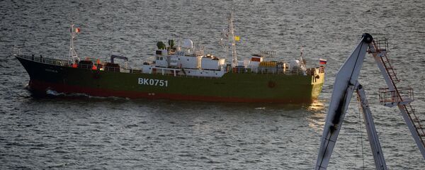Un barco pesquero ruso (imagen referencial) - Sputnik Mundo