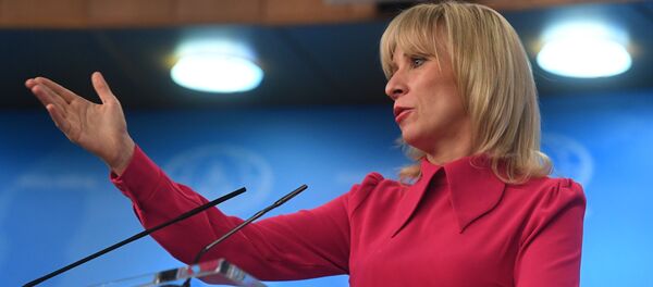 María Zajárova, la portavoz del Ministerio de Exteriores de Rusia - Sputnik Mundo