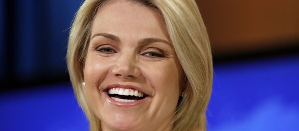 Portavoz del Departamento de Estado de EEUU, Heather Nauert, archivo - Sputnik Mundo