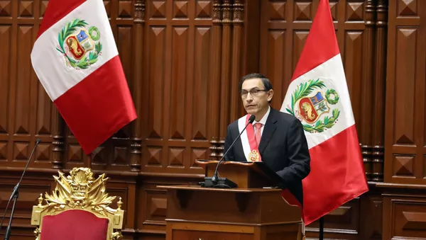 Martín Vizcarra, el presidente de Perú
