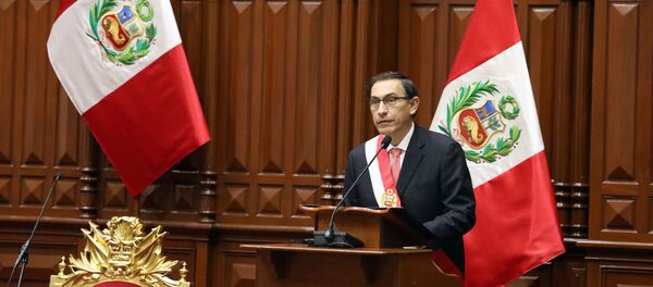 Martín Vizcarra, el presidente de Perú Martín Vizcarra, el presidente de Perú - Sputnik Mundo